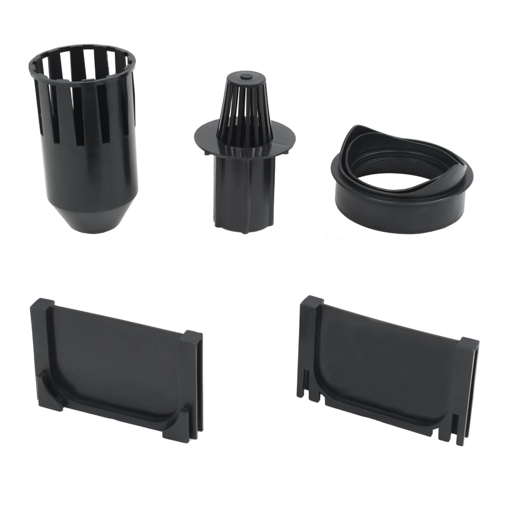 vidaXL Canale de drenaj, 6 buc., plastic, 6 m vidaXL Canale de drenaj, 6 buc., plastic, 6 m