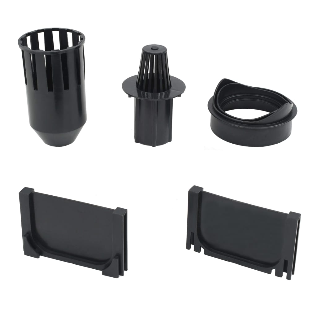 vidaXL Canale de drenaj, 12 buc., plastic, 12 m vidaXL Canale de drenaj, 12 buc., plastic, 12 m