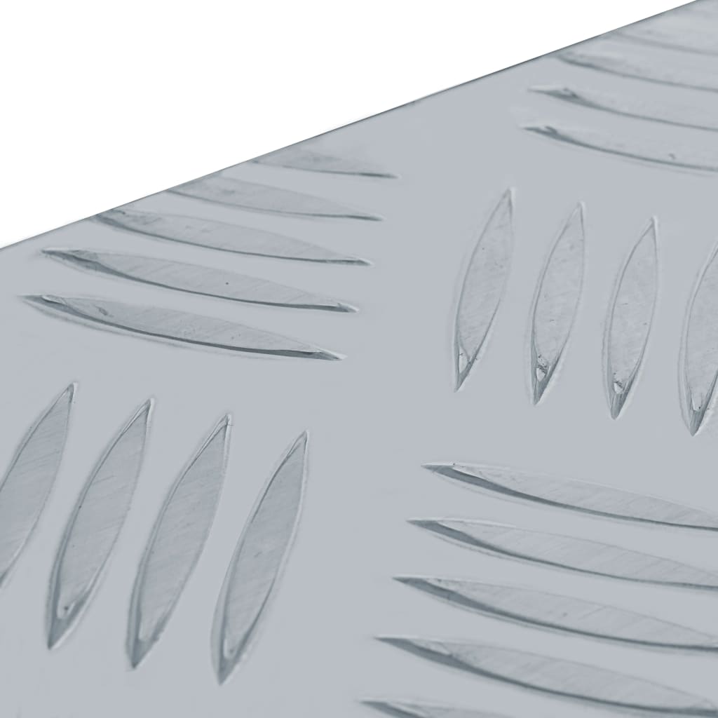 vidaXL Cutie din aluminiu, 76,5 x 26,5 x 33 cm, argintiu vidaXL Cutie din aluminiu, 76,5 x 26,5 x 33 cm, argintiu