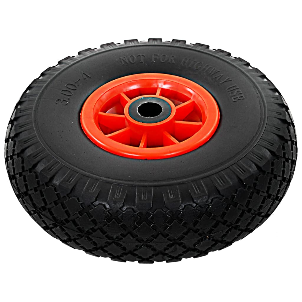 vidaXL Roți cărucior industrial, 2 buc, PU 3.00-4 (260 x 85) vidaXL Roți cărucior industrial, 2 buc, PU 3.00-4 (260 x 85)