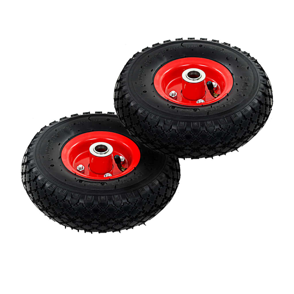 vidaXL Roți cărucior industrial, 2 buc., cauciuc 3.00-4 (245x82) vidaXL Roți cărucior industrial, 2 buc., cauciuc 3.00-4 (245x82)