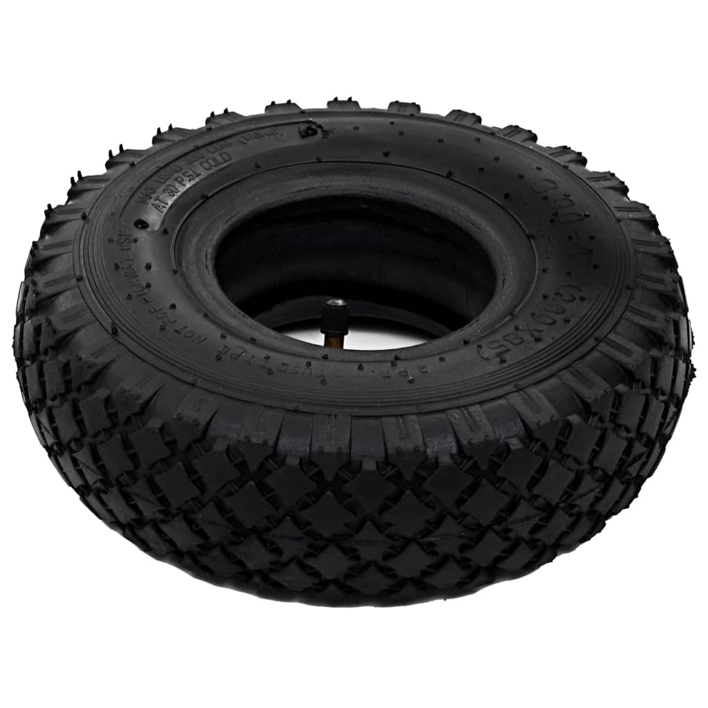vidaXL 2 Cauciucuri și 2 tuburi interioare, 3.00-4 260x85, cărucior vidaXL 2 Cauciucuri și 2 tuburi interioare, 3.00-4 260x85, cărucior