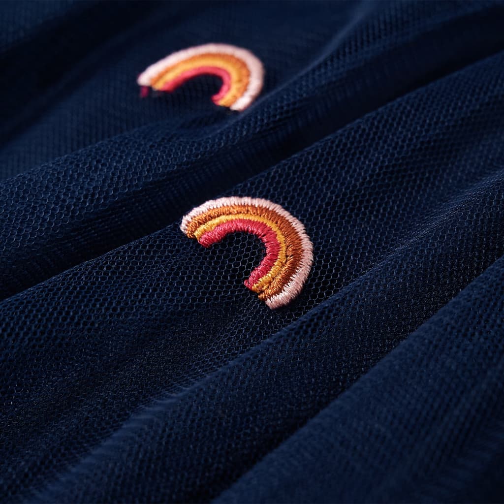 Fusta pentru copii cu tul, bleumarin, 116