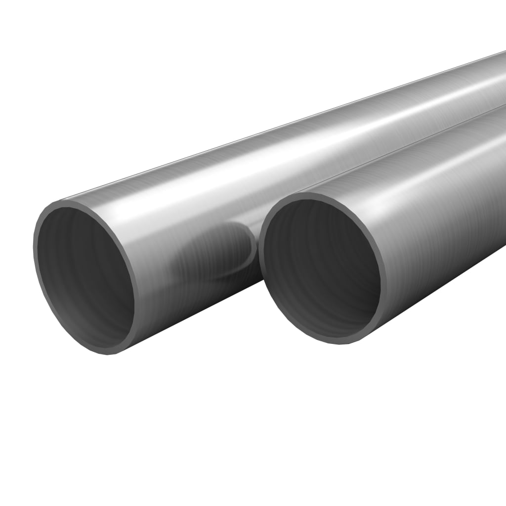 vidaXL Tuburi din oțel inoxidabil 2 buc. Ø70x1,8mm rotund V2A 2m vidaXL Tuburi din oțel inoxidabil 2 buc. Ø70x1,8mm rotund V2A 2m