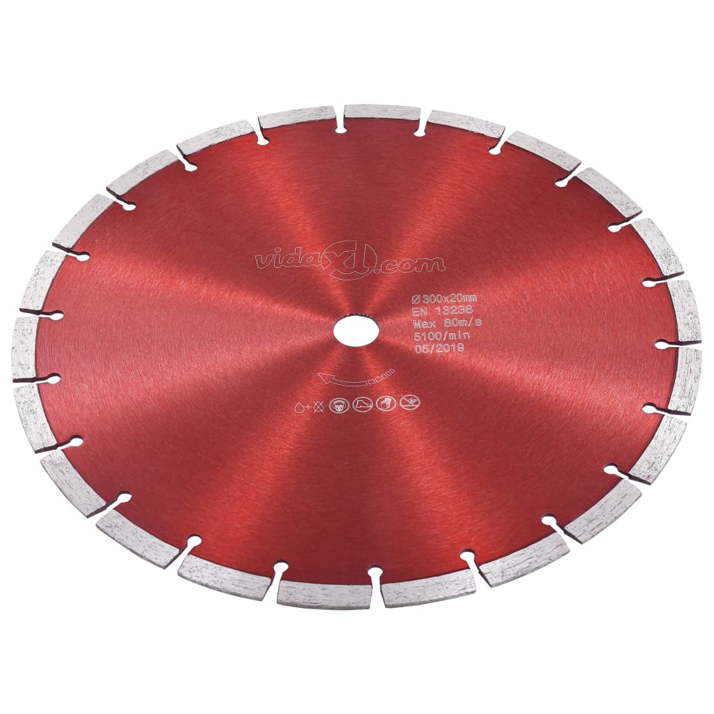 vidaXL Disc diamantat de tăiere, oțel, 300 mm vidaXL Disc diamantat de tăiere, oțel, 300 mm