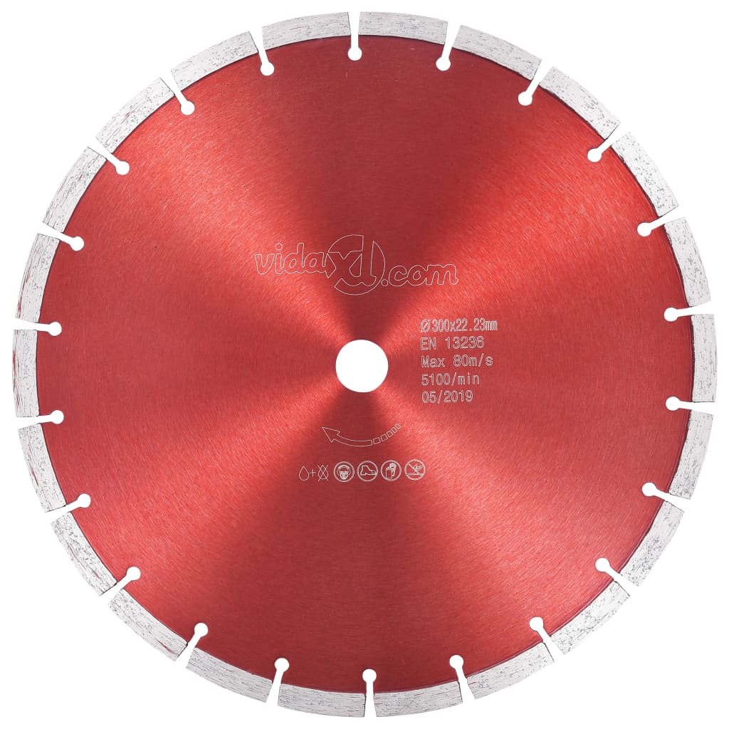 vidaXL Disc diamantat de tăiere, oțel, 300 mm vidaXL Disc diamantat de tăiere, oțel, 300 mm