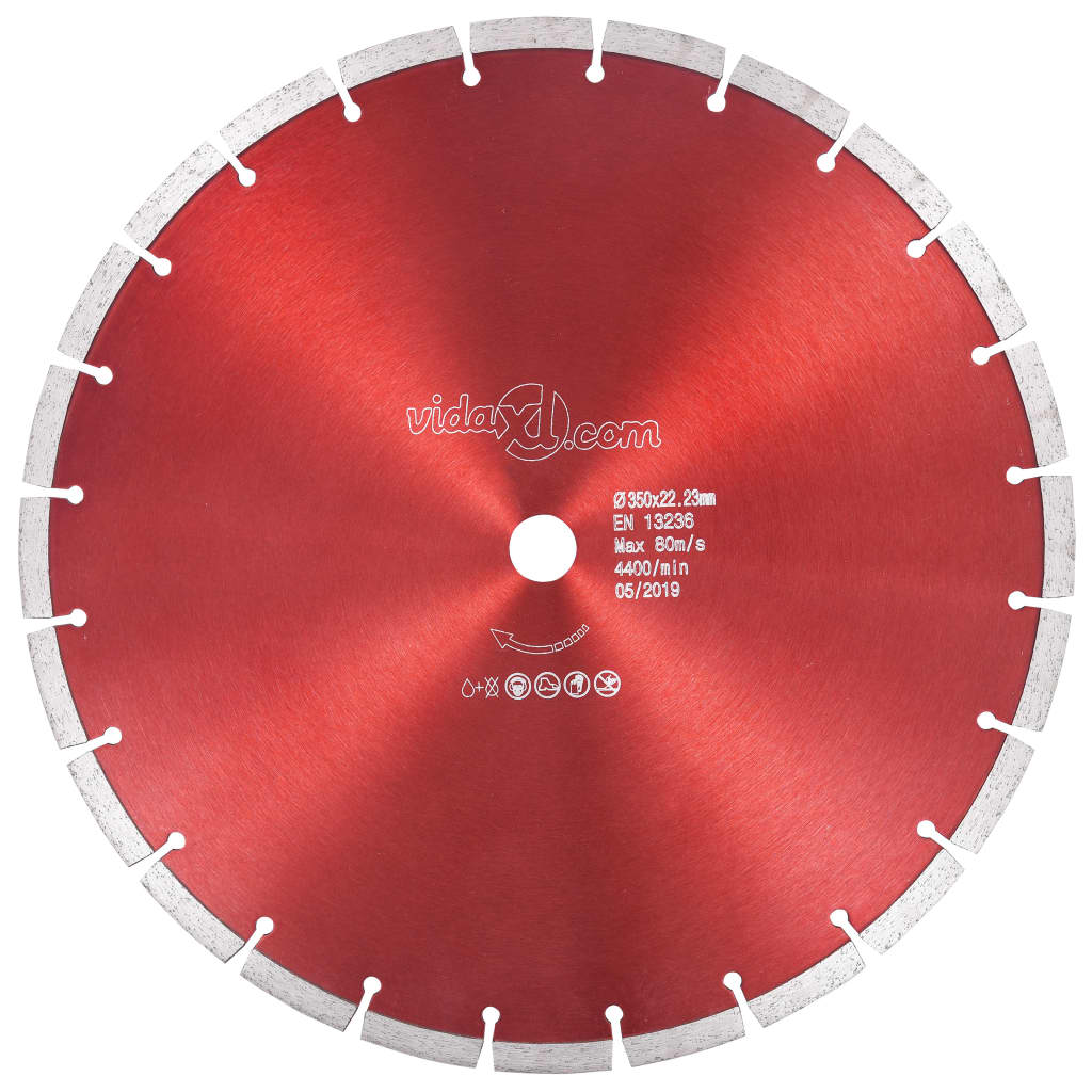 vidaXL Disc diamantat de tăiere, oțel, 350 mm vidaXL Disc diamantat de tăiere, oțel, 350 mm