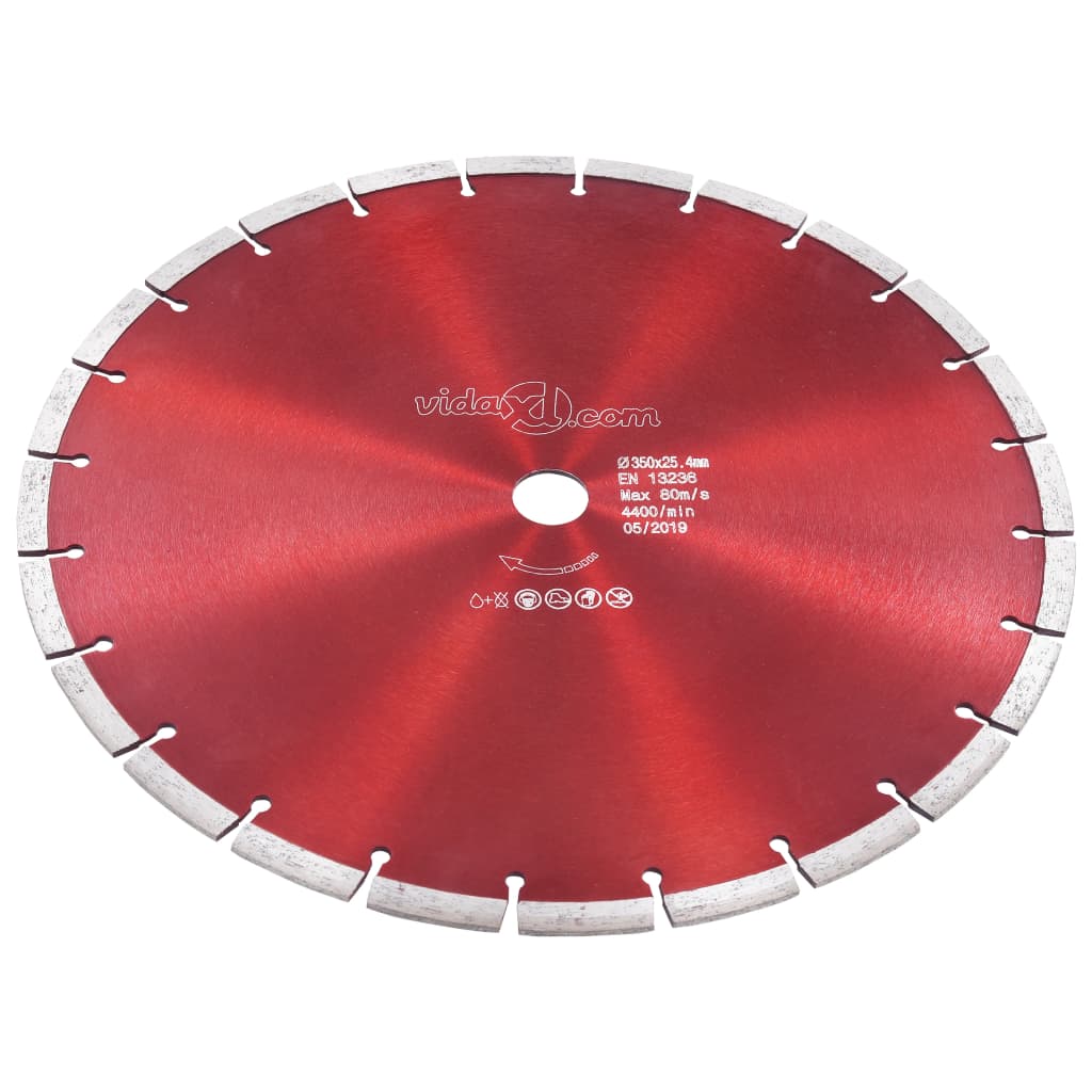 vidaXL Disc diamantat de tăiere, oțel, 350 mm vidaXL Disc diamantat de tăiere, oțel, 350 mm