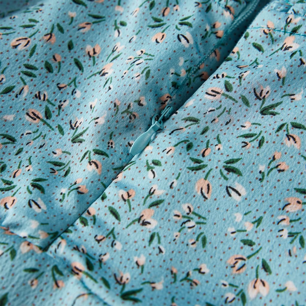 Rochie pentru copii cu mâneci lungi, albastru, 104