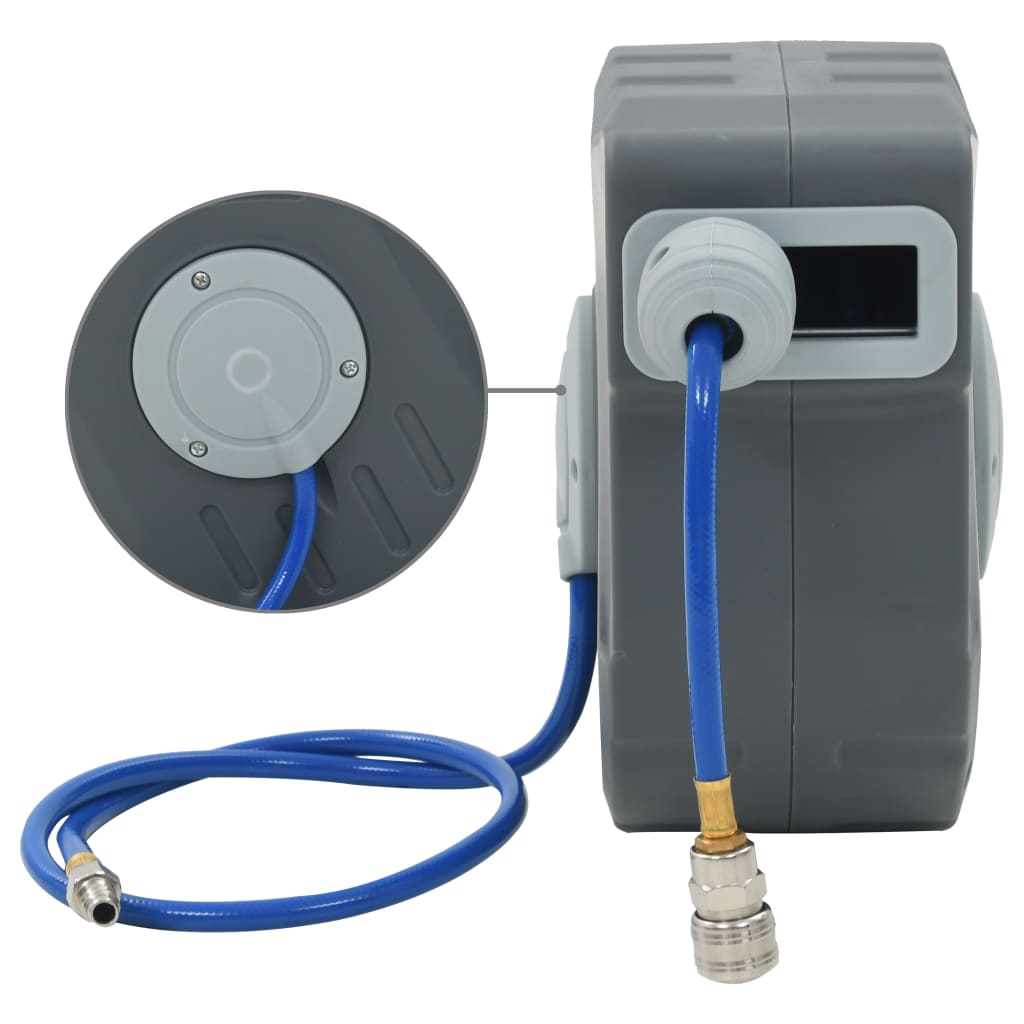 vidaXL Rolă automată cu furtun de aer 1/4", 12 m vidaXL Rolă automată cu furtun de aer 1/4", 12 m