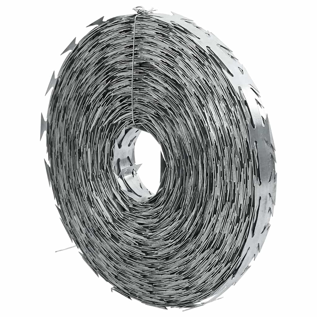 vidaXL Sârmă ghimpată Concertina, oțel galvanizat, 500 m vidaXL Sârmă ghimpată Concertina, oțel galvanizat, 500 m