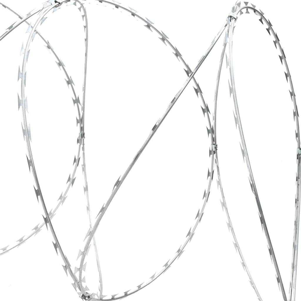 vidaXL Concertina Sârmă ghimpată NATO, oțel galvanizat, 300 m vidaXL Concertina Sârmă ghimpată NATO, oțel galvanizat, 300 m