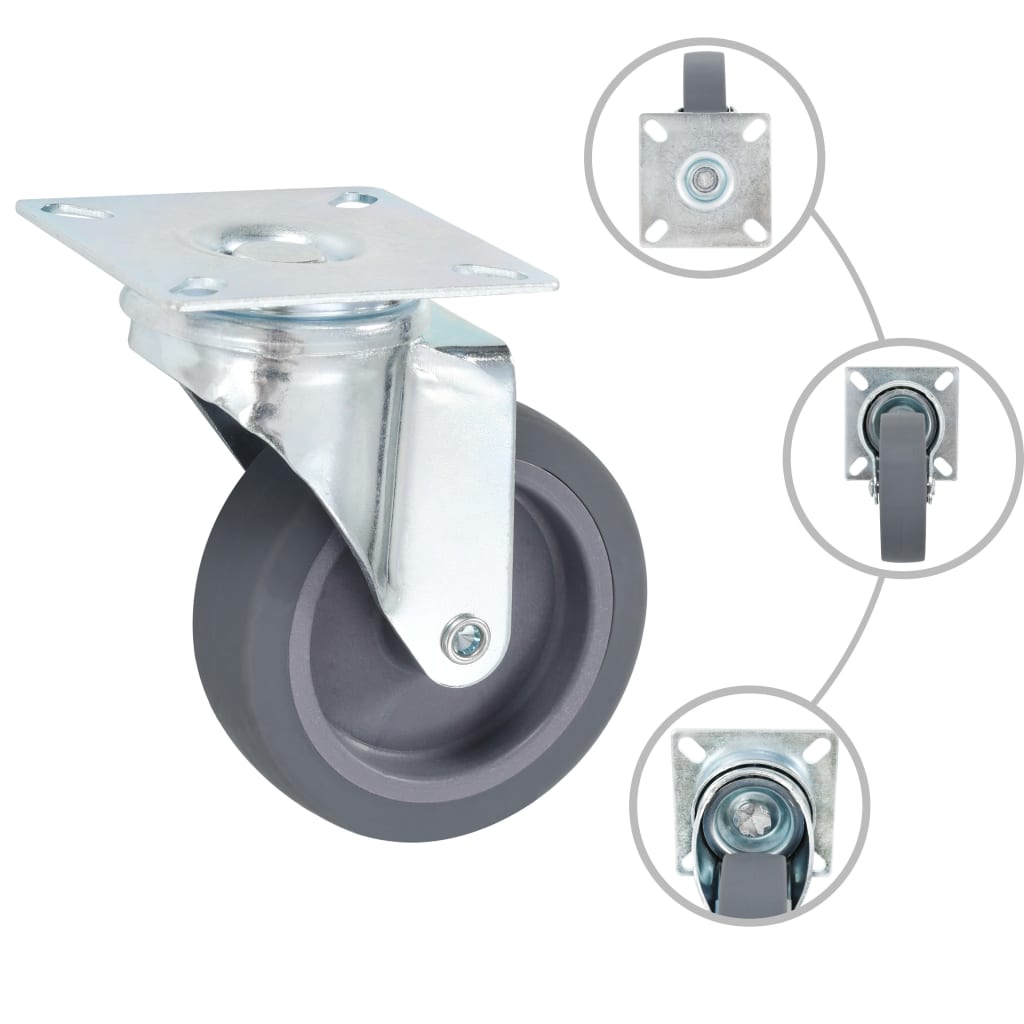 vidaXL Roți pivotante, 4 buc., 75 mm vidaXL Roți pivotante, 4 buc., 75 mm