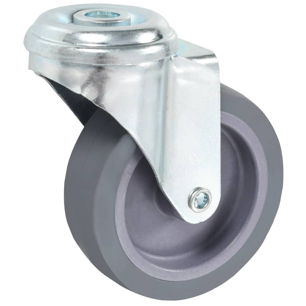 vidaXL Roți pivotante cu gaură pentru șurub, 4 buc., 75 mm vidaXL Roți pivotante cu gaură pentru șurub, 4 buc., 75 mm