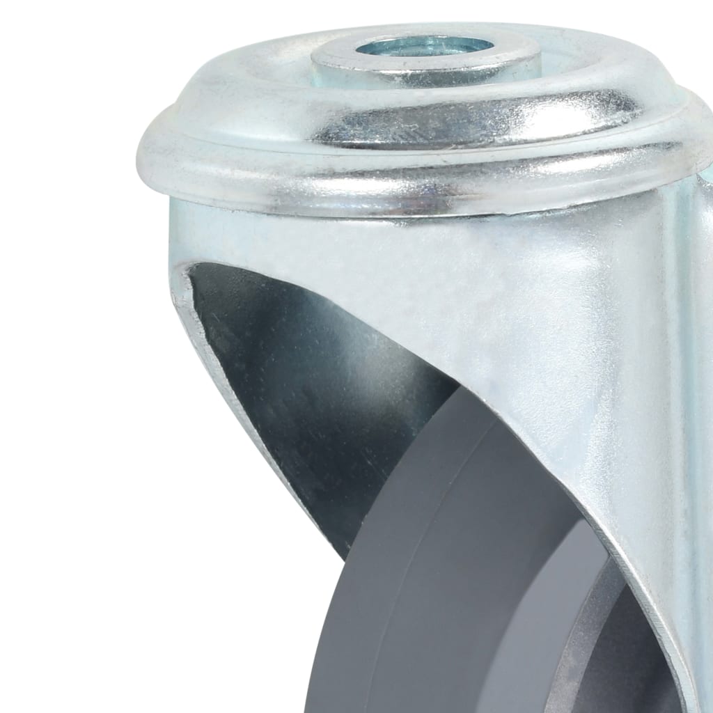 vidaXL Roți pivotante cu gaură pentru șurub, 4 buc., 100 mm vidaXL Roți pivotante cu gaură pentru șurub, 4 buc., 100 mm