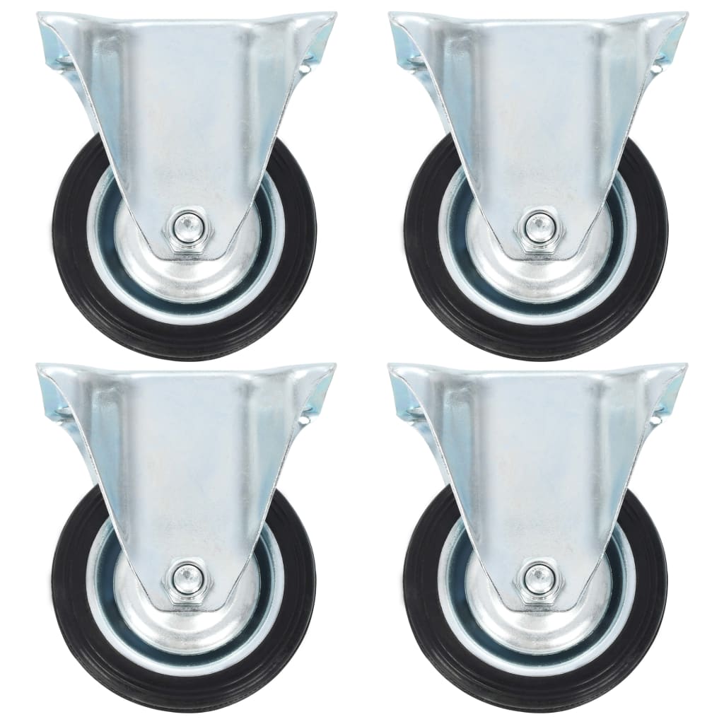 vidaXL Roți fixe, 4 buc., 75 mm vidaXL Roți fixe, 4 buc., 75 mm