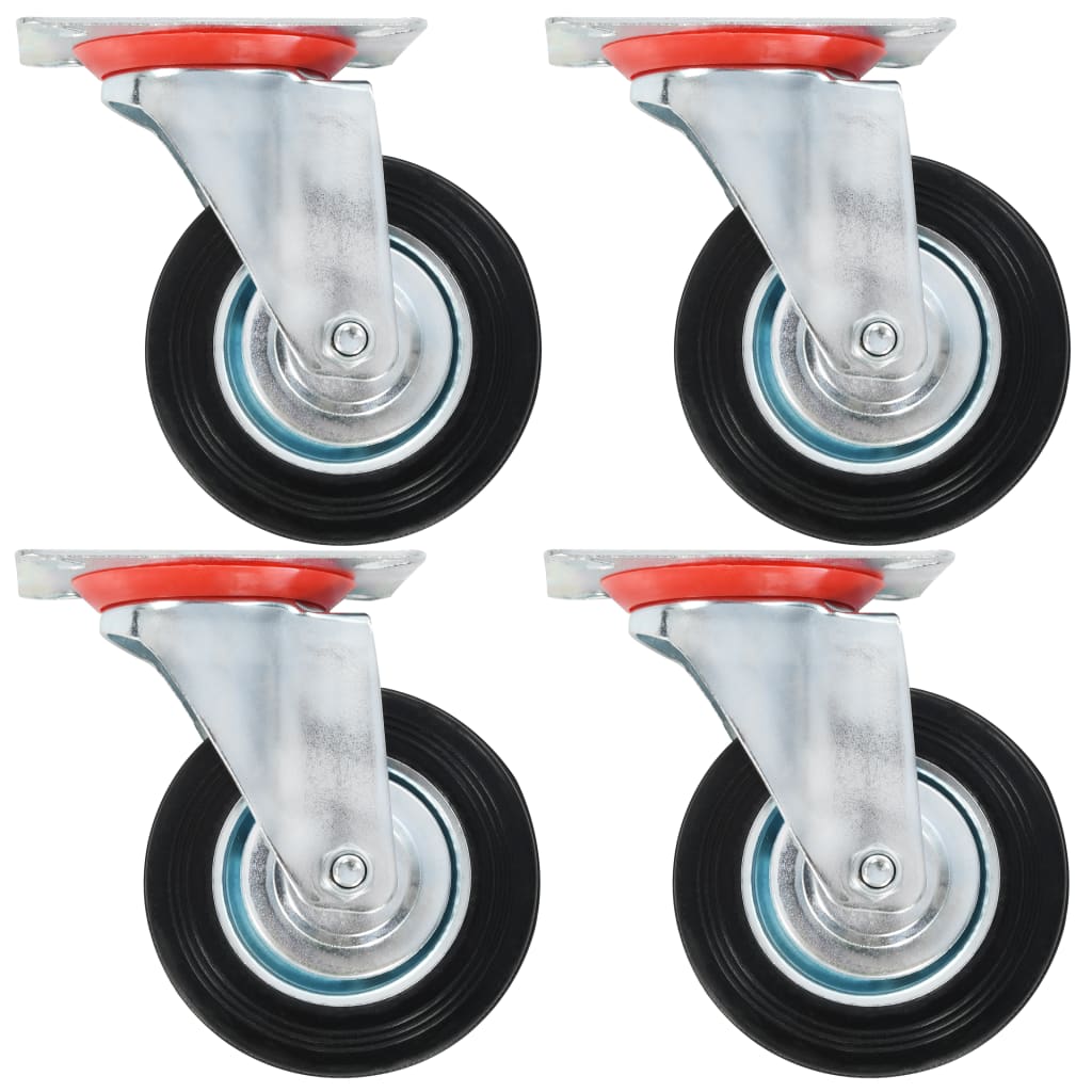 vidaXL Roți pivotante, 4 buc., 100 mm vidaXL Roți pivotante, 4 buc., 100 mm