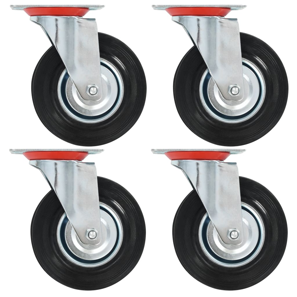 vidaXL Roți pivotante, 4 buc.,125 mm vidaXL Roți pivotante, 4 buc.,125 mm