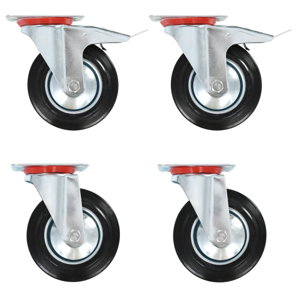 vidaXL Roți pivotante, 4 buc., 160 mm vidaXL Roți pivotante, 4 buc., 160 mm