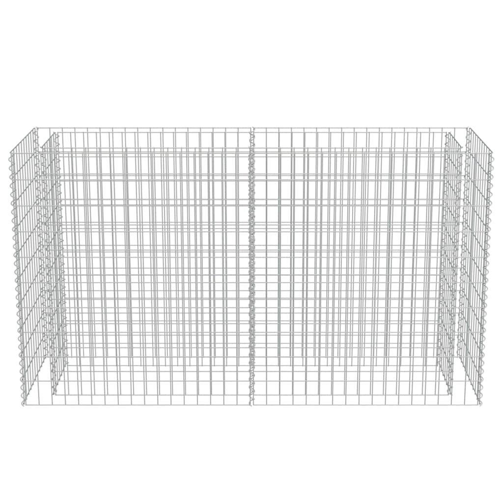 vidaXL Strat înălțat gabion, 180 x 50 x 100 cm, oțel galvanizat