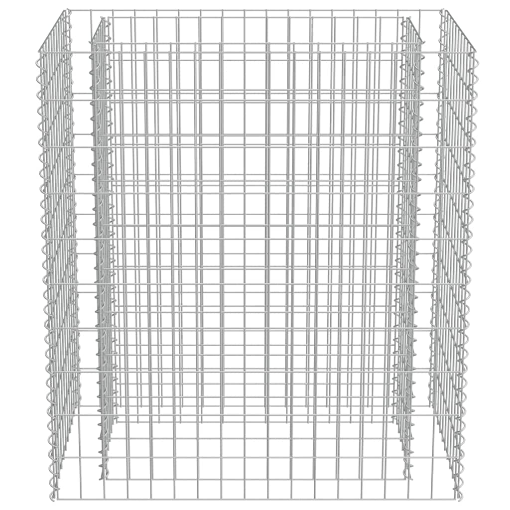 vidaXL Strat înălțat gabion, 90x50x100 cm, oțel galvanizat