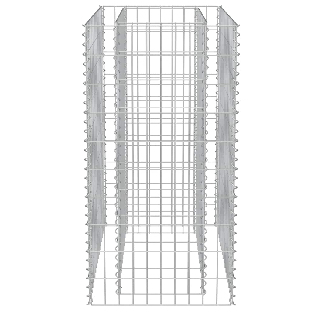 vidaXL Strat înălțat gabion, 90x50x100 cm, oțel galvanizat