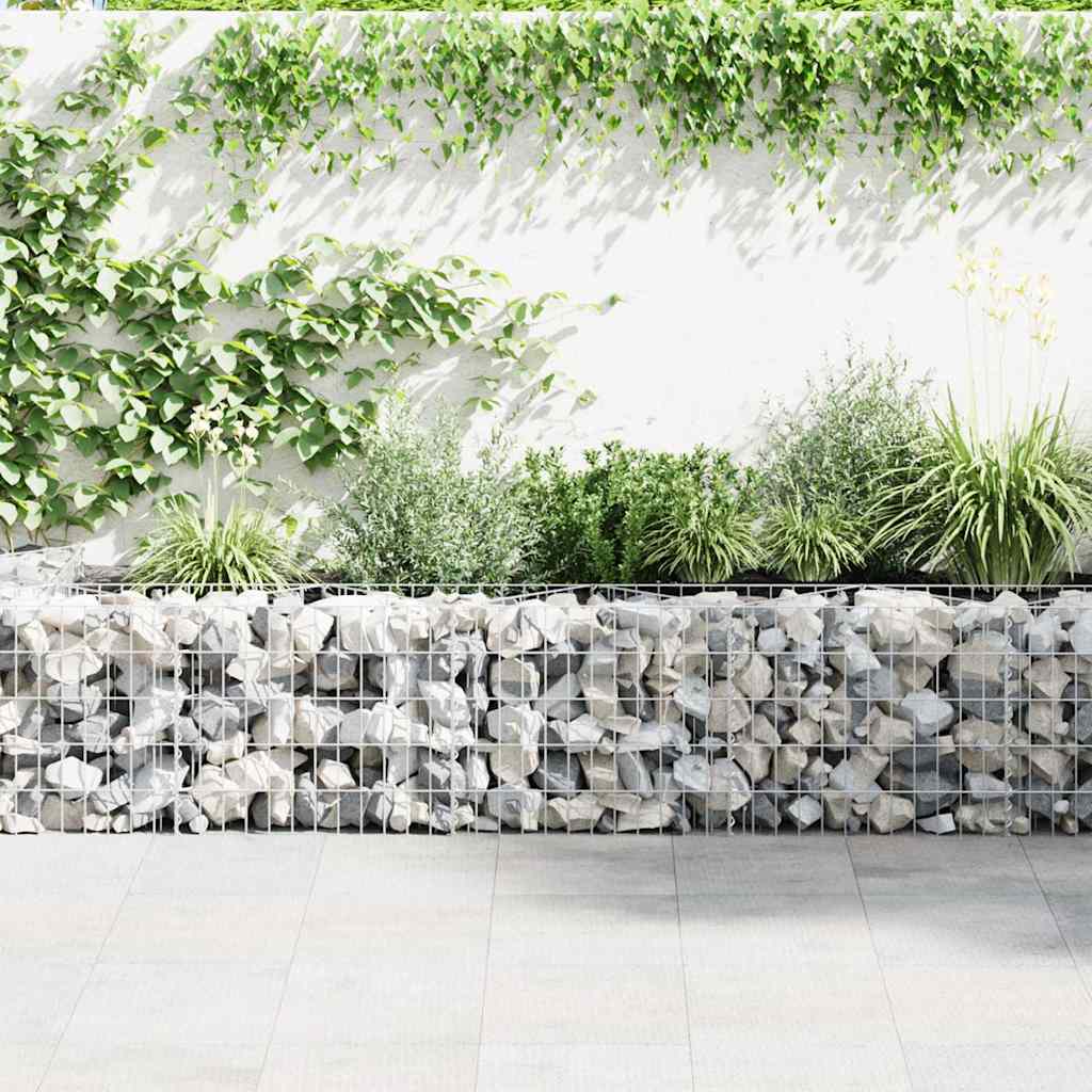 vidaXL Gabion perete, oțel galvanizat, 450 x 30 x 50 cm vidaXL Gabion perete, oțel galvanizat, 450 x 30 x 50 cm