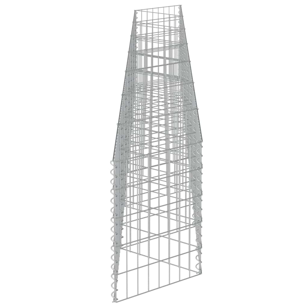vidaXL Gabion perete, oțel galvanizat, 450 x 30 x 50 cm vidaXL Gabion perete, oțel galvanizat, 450 x 30 x 50 cm