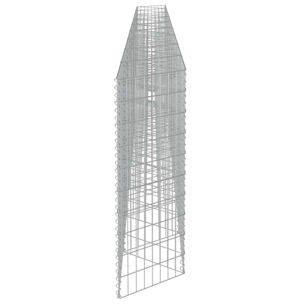 vidaXL Perete gabion, 630 x 30 x 100 cm, oțel galvanizat vidaXL Perete gabion, 630 x 30 x 100 cm, oțel galvanizat