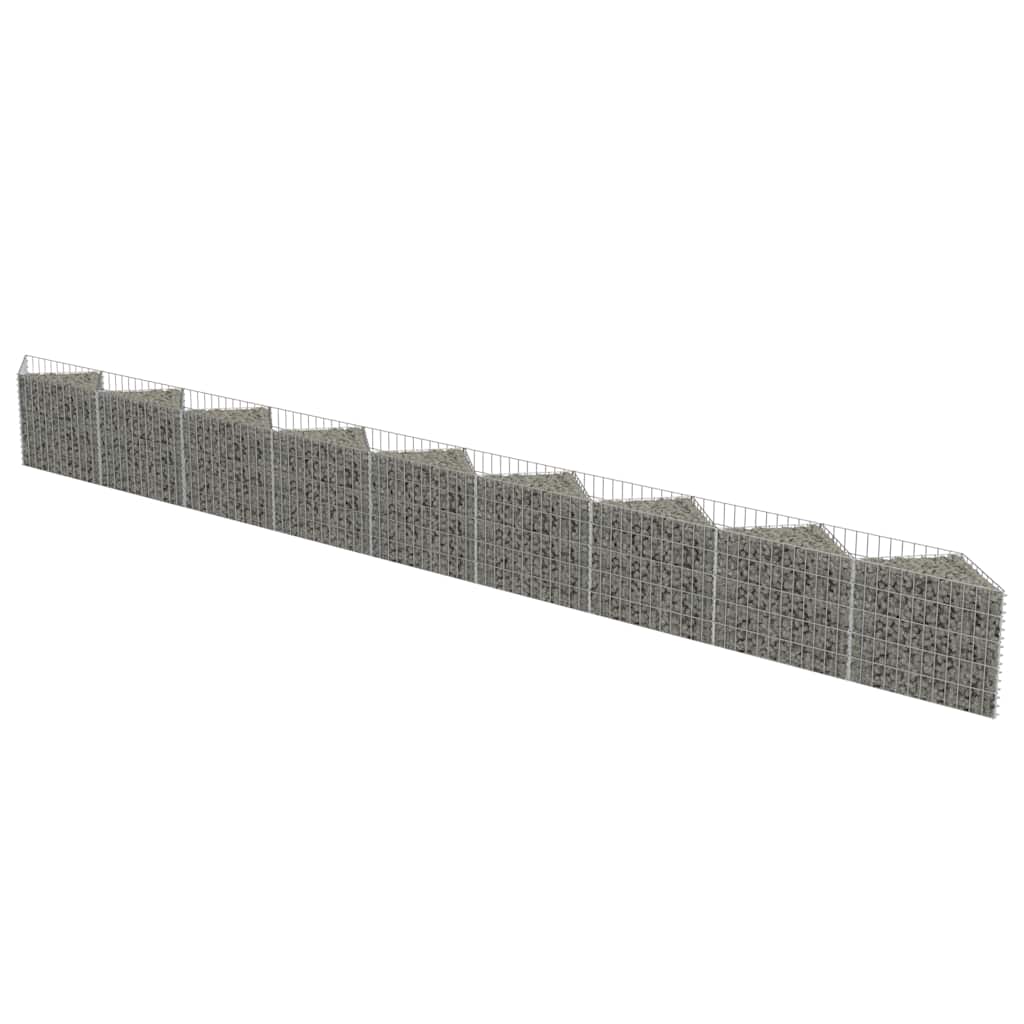 vidaXL Perete gabion, 630 x 30 x 50 cm, oțel galvanizat