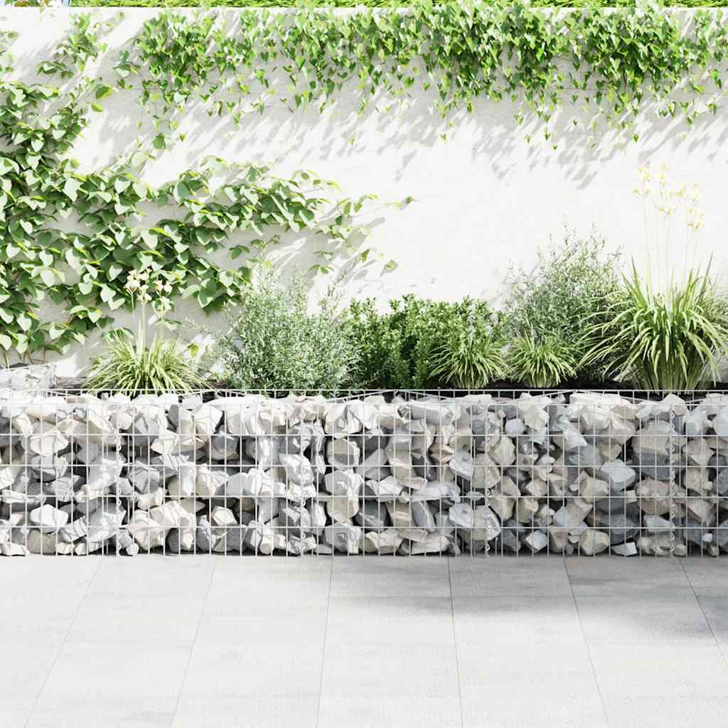 vidaXL Perete gabion, 630 x 30 x 50 cm, oțel galvanizat