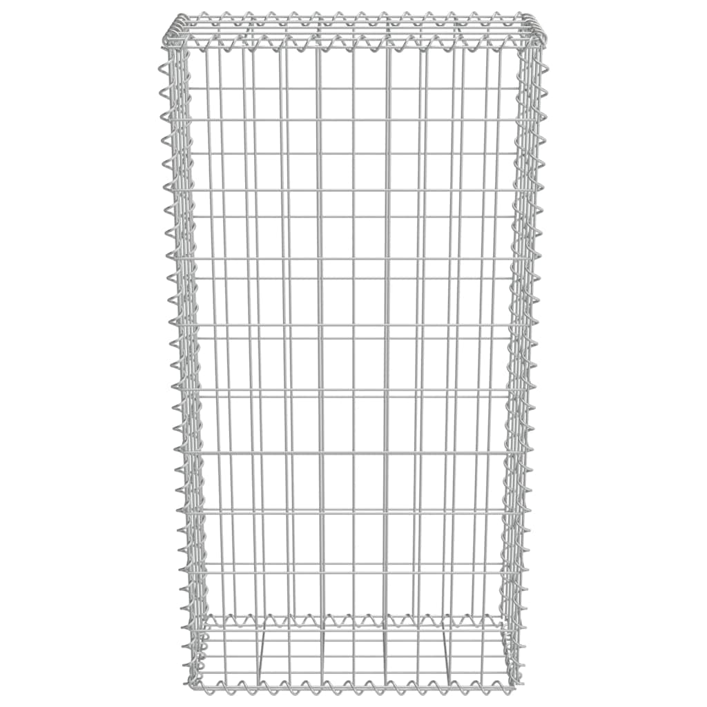 vidaXL Perete gabion cu capace, 50 x 20 x 100 cm, oțel galvanizat vidaXL Perete gabion cu capace, 50 x 20 x 100 cm, oțel galvanizat