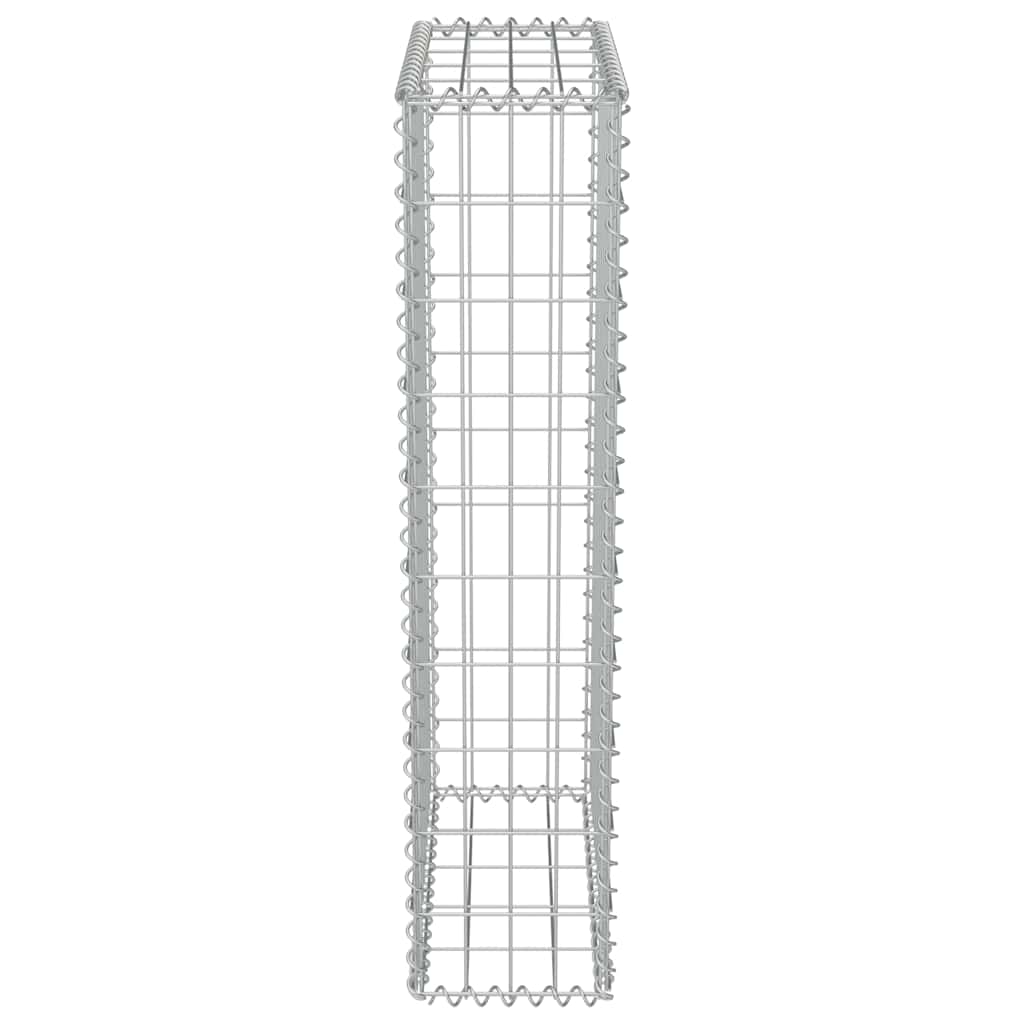 vidaXL Perete gabion cu capace, 50 x 20 x 100 cm, oțel galvanizat vidaXL Perete gabion cu capace, 50 x 20 x 100 cm, oțel galvanizat
