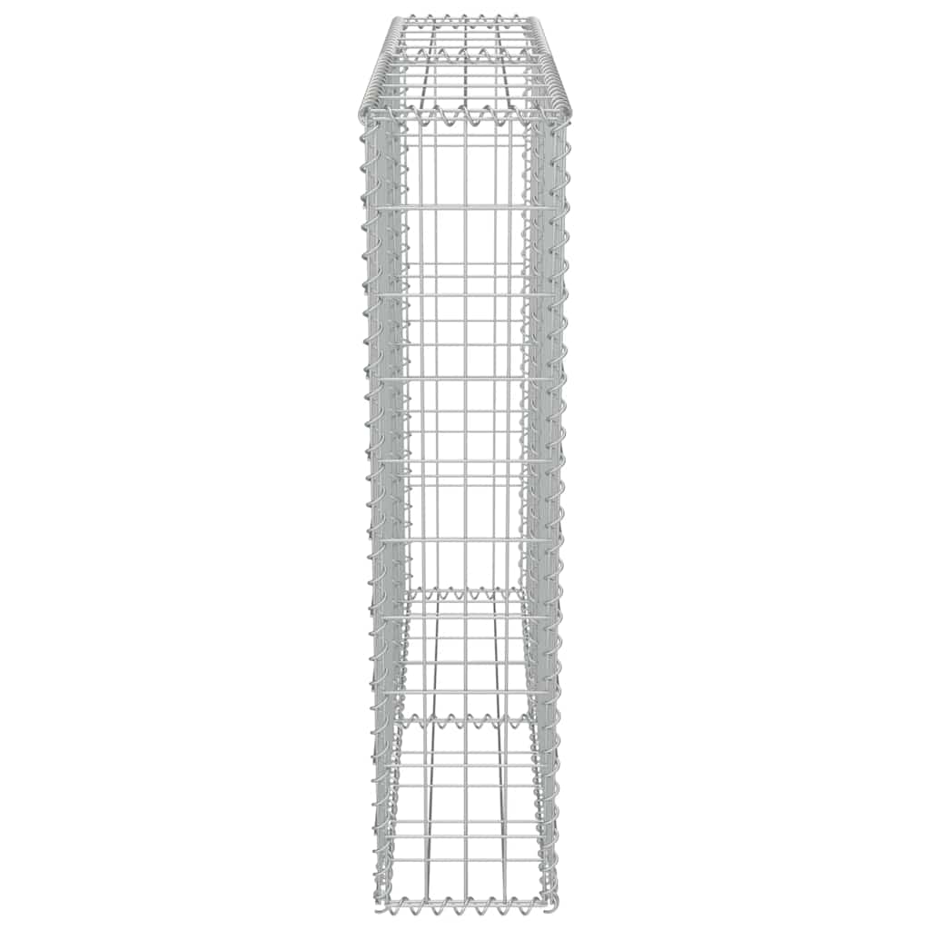 vidaXL Perete gabion cu capace, oțel galvanizat, 100 x 20 x 100 cm vidaXL Perete gabion cu capace, oțel galvanizat, 100 x 20 x 100 cm