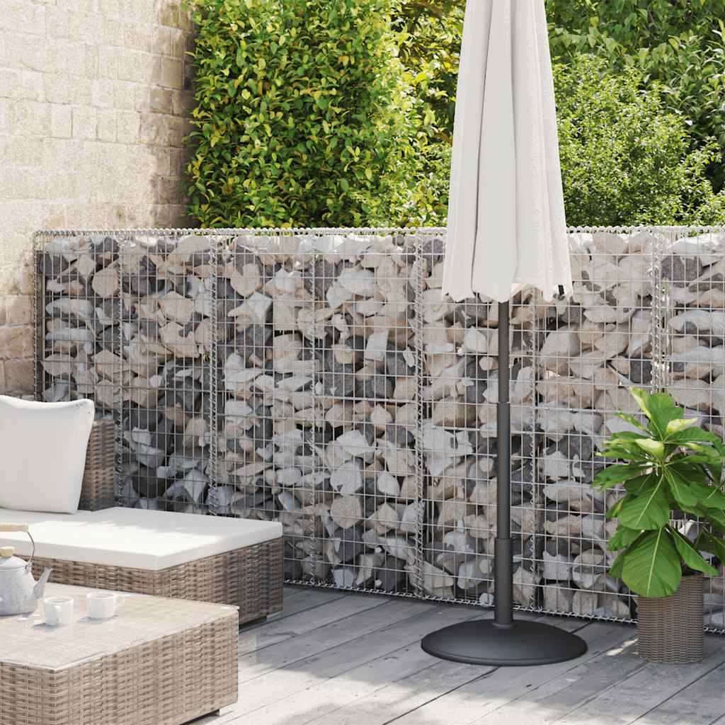 vidaXL Perete gabion cu capace, 600 x 50 x 150 cm, oțel galvanizat vidaXL Perete gabion cu capace, 600 x 50 x 150 cm, oțel galvanizat