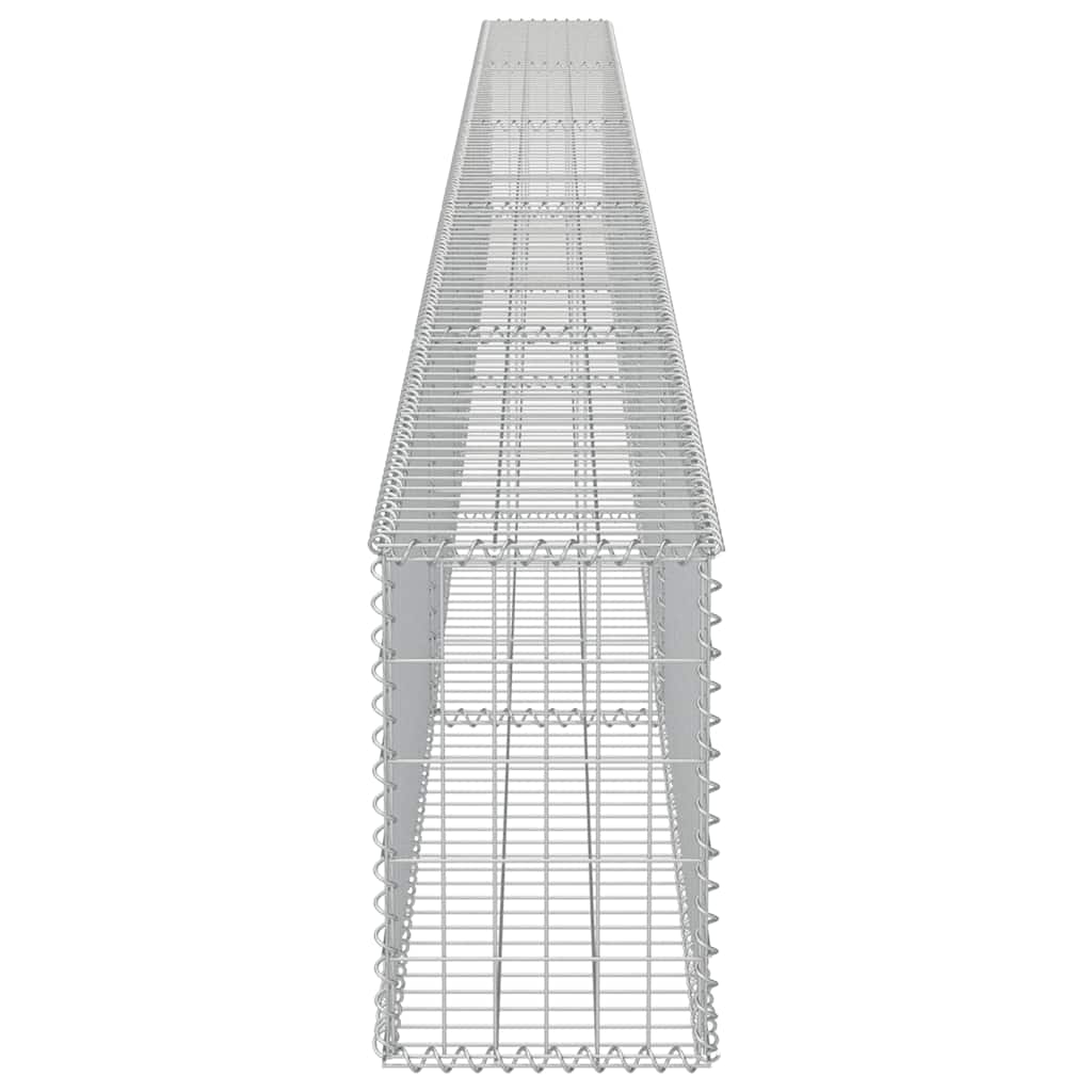 vidaXL Gabion perete cu capace, 600 x 30 x 50 cm, oțel galvanizat vidaXL Gabion perete cu capace, 600 x 30 x 50 cm, oțel galvanizat