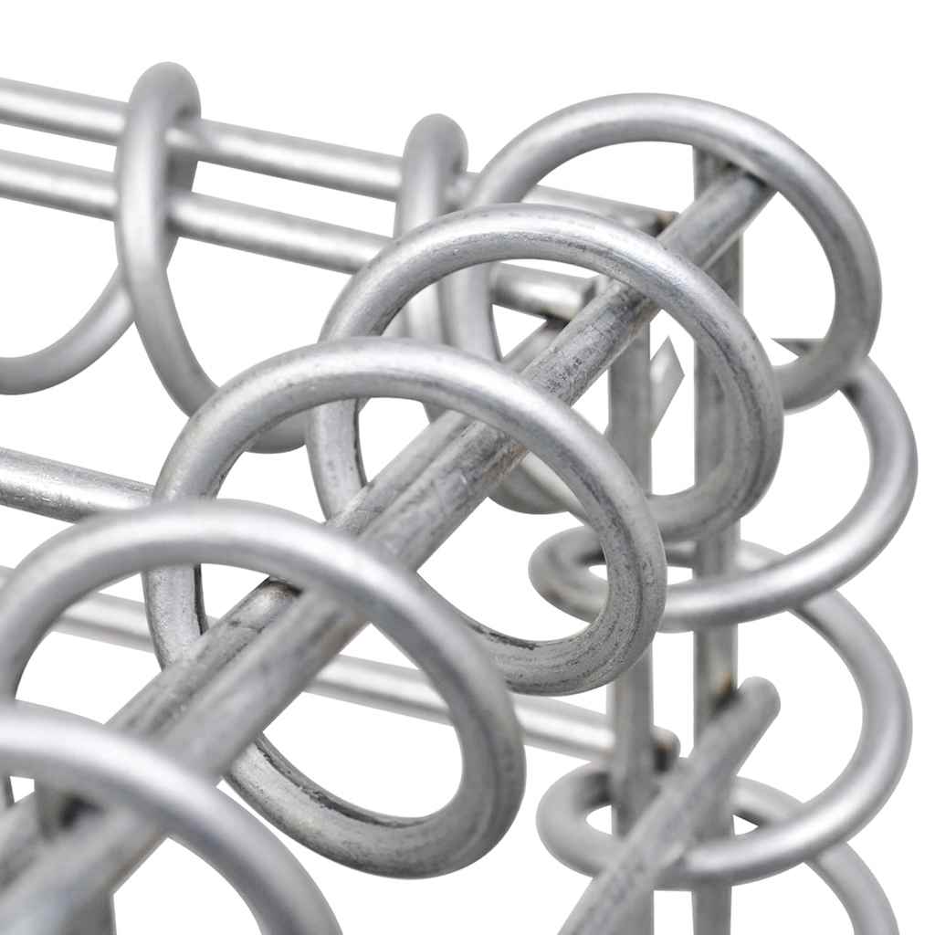 vidaXL Perete gabion cu capace, 300x50x100 cm, oțel galvanizat vidaXL Perete gabion cu capace, 300x50x100 cm, oțel galvanizat