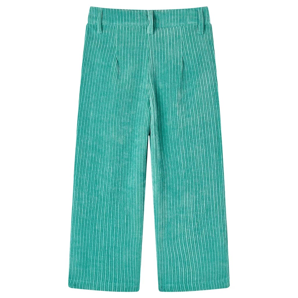 Pantaloni de copii din velur, verde mentă, 92 Pantaloni de copii din velur, verde mentă, 92