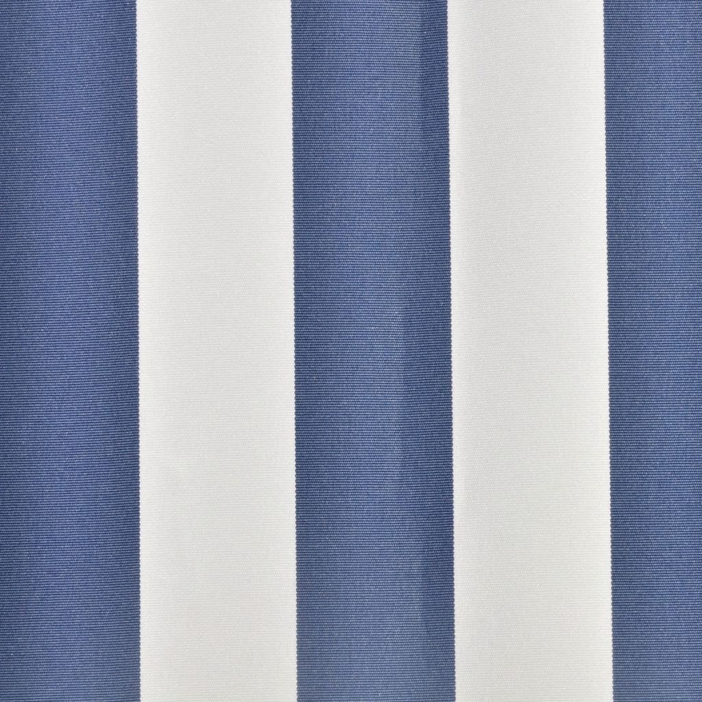 vidaXL Pânză de copertină, albastru și alb, 500 x 300 cm vidaXL Pânză de copertină, albastru și alb, 500 x 300 cm