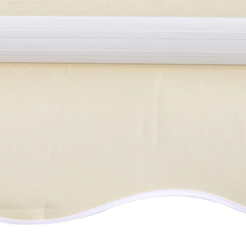 vidaXL Pânză de copertină, crem, 350 x 250 cm