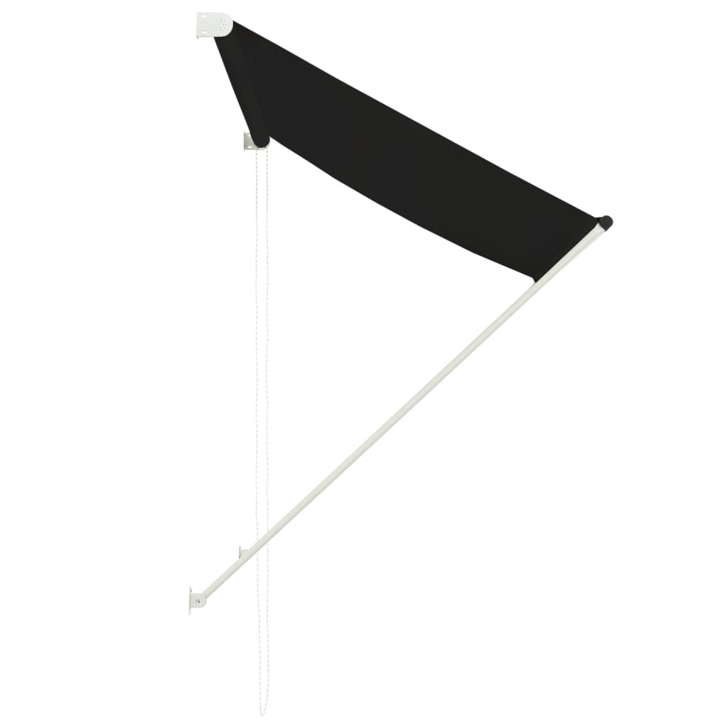 vidaXL Copertină retractabilă, antracit, 150 x 150 cm