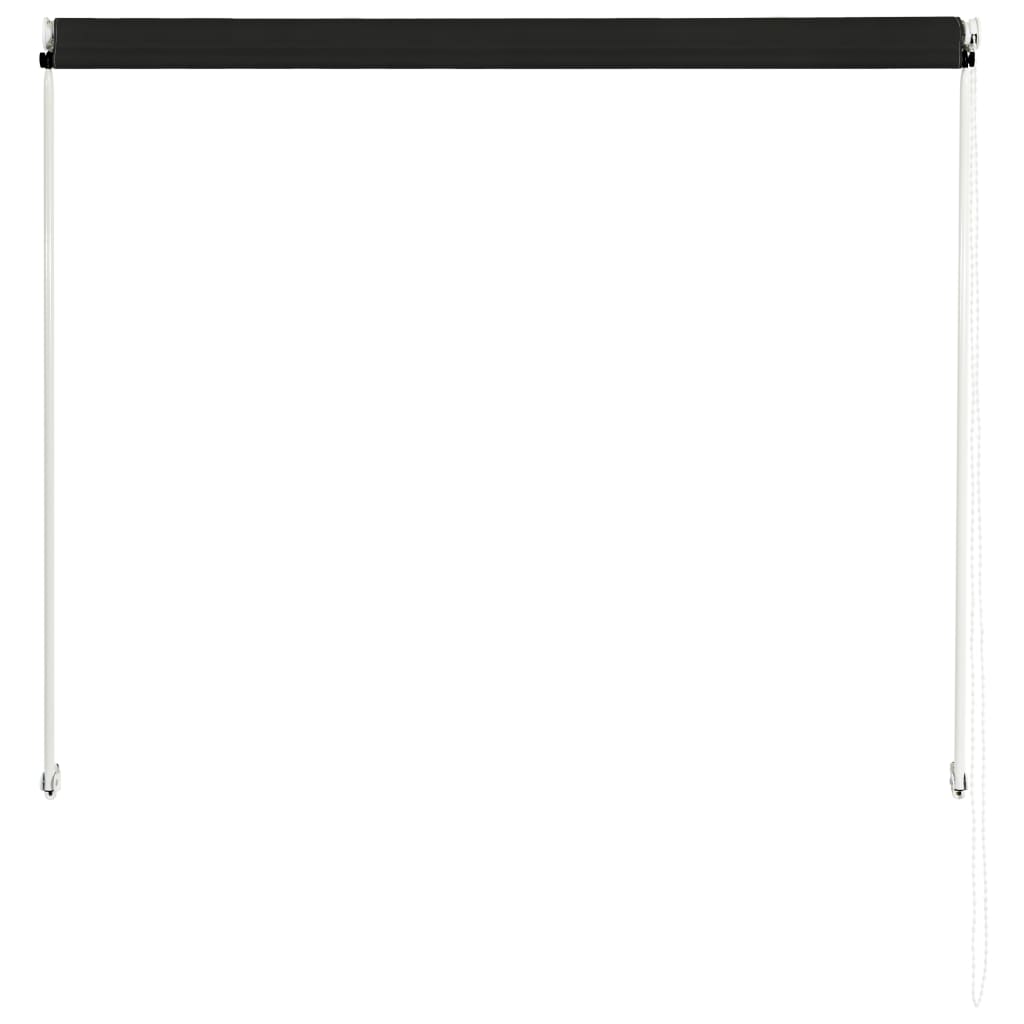 vidaXL Copertină retractabilă, antracit, 150 x 150 cm