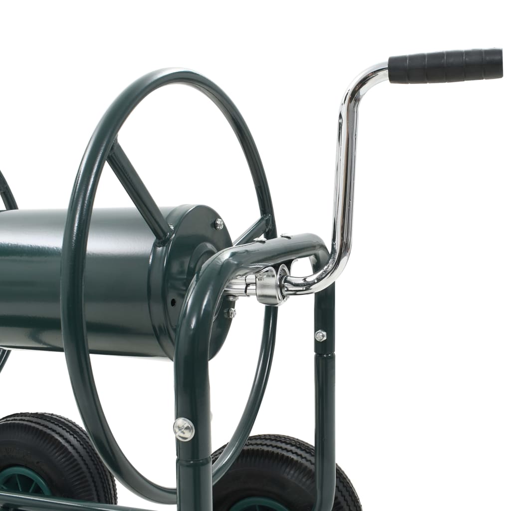 vidaXL Cărucior pentru furtun de grădină cu racord 1/2", 75 m, oțel vidaXL Cărucior pentru furtun de grădină cu racord 1/2", 75 m, oțel