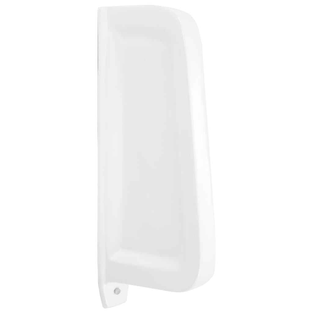 vidaXL Paravan protecție pisoar cu montaj în perete alb ceramică vidaXL Paravan protecție pisoar cu montaj în perete alb ceramică