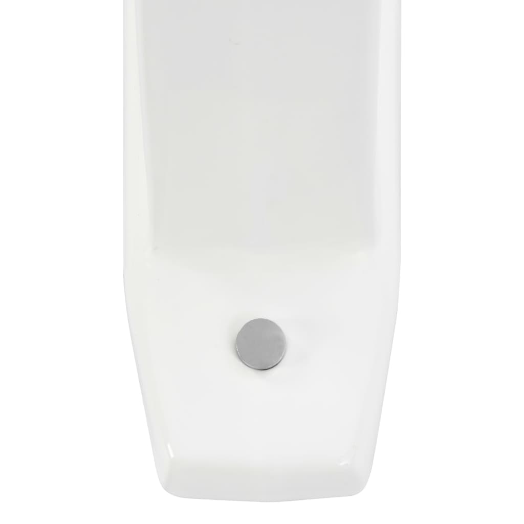 vidaXL Paravan protecție pisoar cu montaj în perete alb ceramică vidaXL Paravan protecție pisoar cu montaj în perete alb ceramică