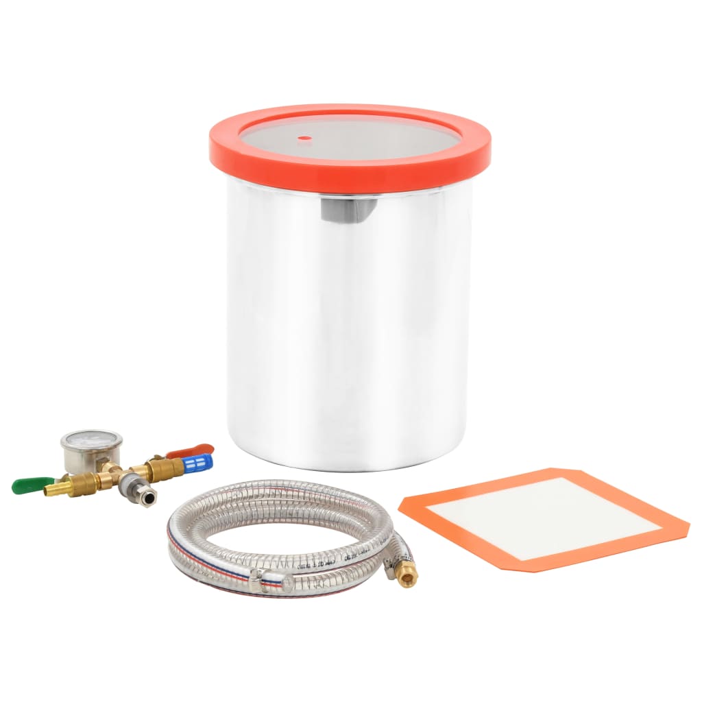 vidaXL Cameră de vid din oțel inoxidabil, 11,42 L vidaXL Cameră de vid din oțel inoxidabil, 11,42 L