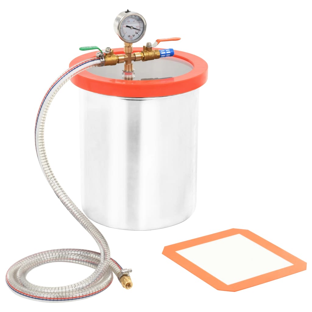 vidaXL Cameră de vid din oțel inoxidabil, 11,42 L vidaXL Cameră de vid din oțel inoxidabil, 11,42 L