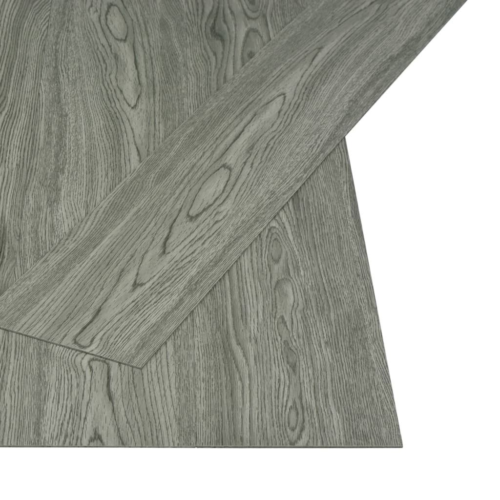 vidaXL Plăci autoadezive pardoseală gri PVC 4,46 m² 3 mm