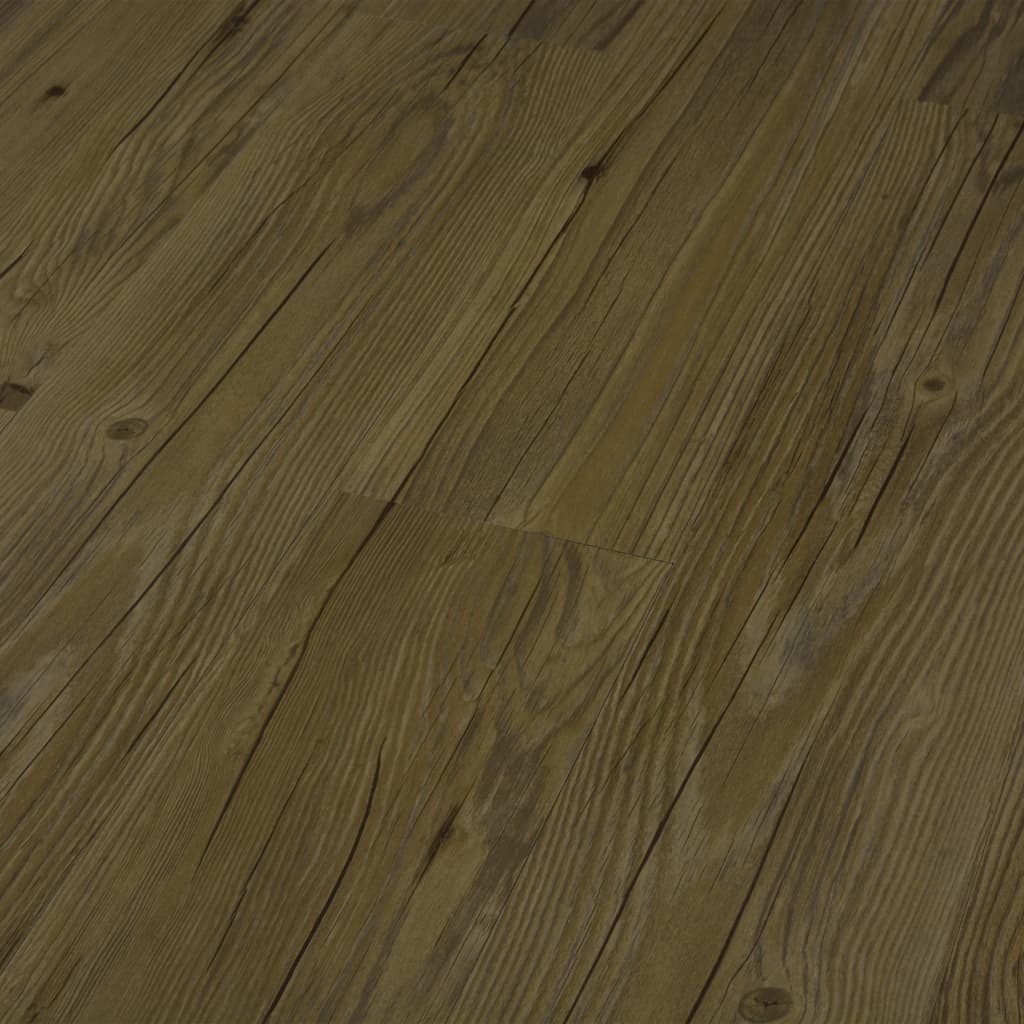 vidaXL Plăci autoadezive pardoseală maro PVC 4,46 m² 3 mm vidaXL Plăci autoadezive pardoseală maro PVC 4,46 m² 3 mm