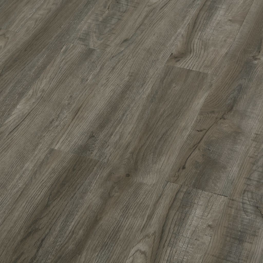 vidaXL Plăci autoadezive pardoseală gri & maro PVC 4,46 m² 3 mm